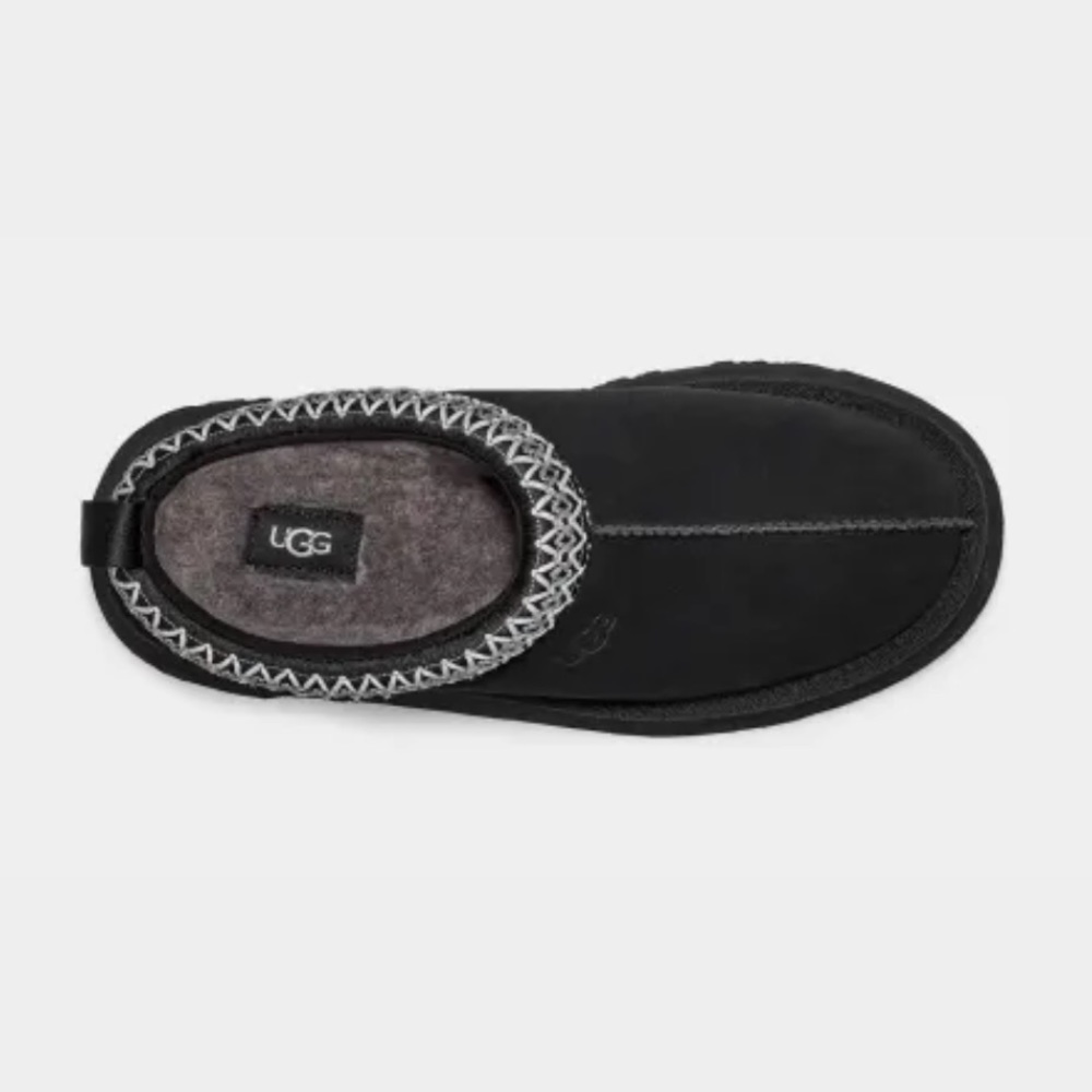 NWT UGG Tazz Platform Suede Slipper Black Women’s 7 - Picture 7 of 16